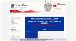 Desktop Screenshot of bip.czarna.pl