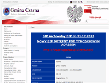 Tablet Screenshot of bip.czarna.pl